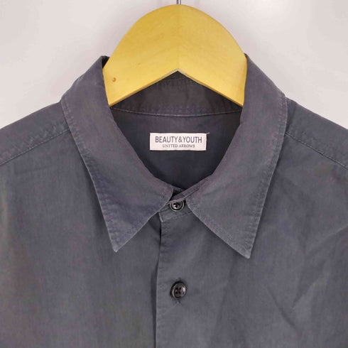 ビューティーアンドユースユナイテッドアローズ BEAUTY & YOUTH UNITED ARROWS パウダークロス シャーリング レギュラーカラー シャツ メンズ JPN:M
